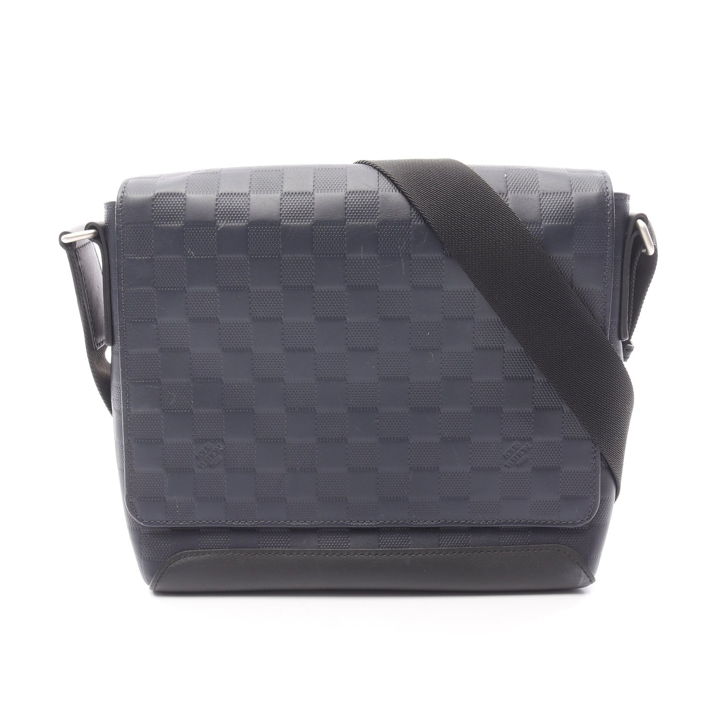 ディストリクトPM ダミエアンフィニ コスモス ショルダーバッグ レザー ダークネイビー ルイヴィトン バッグ LOUIS VUITTON