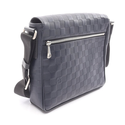 ディストリクトPM ダミエアンフィニ コスモス ショルダーバッグ レザー ダークネイビー ルイヴィトン バッグ LOUIS VUITTON