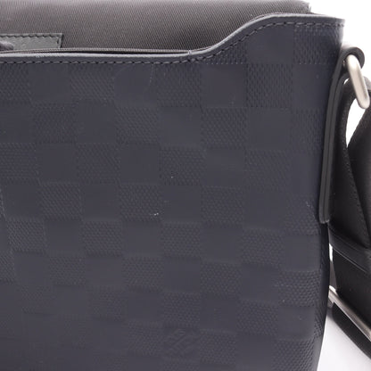 ディストリクトPM ダミエアンフィニ コスモス ショルダーバッグ レザー ダークネイビー ルイヴィトン バッグ LOUIS VUITTON