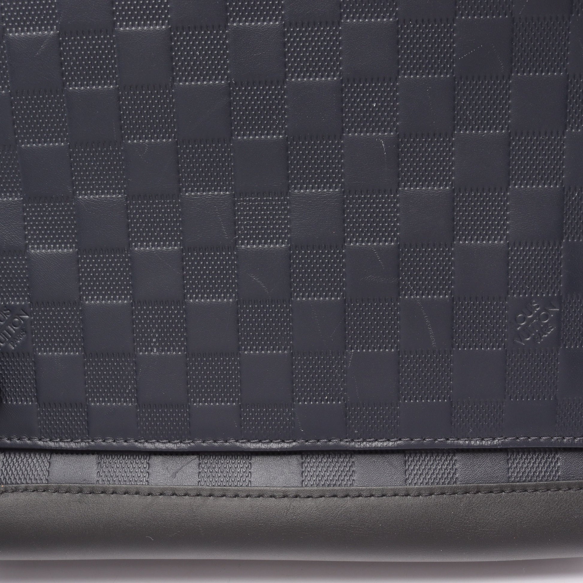 ディストリクトPM ダミエアンフィニ コスモス ショルダーバッグ レザー ダークネイビー ルイヴィトン バッグ LOUIS VUITTON