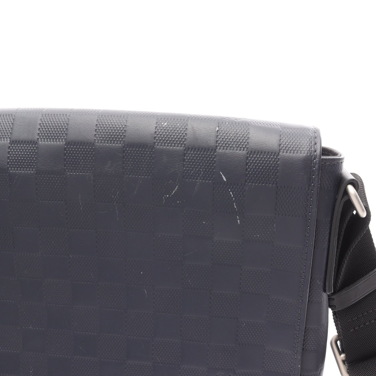 ディストリクトPM ダミエアンフィニ コスモス ショルダーバッグ レザー ダークネイビー ルイヴィトン バッグ LOUIS VUITTON