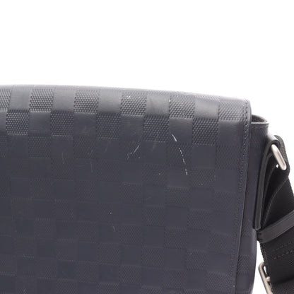 ディストリクトPM ダミエアンフィニ コスモス ショルダーバッグ レザー ダークネイビー ルイヴィトン バッグ LOUIS VUITTON