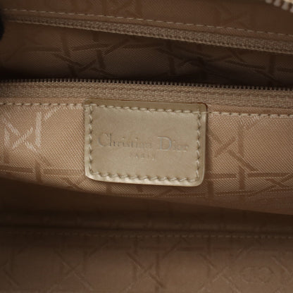 マリスパール ハンドバッグ エナメルレザー ベージュ 2WAY クリスチャンディオール バッグ Christian Dior