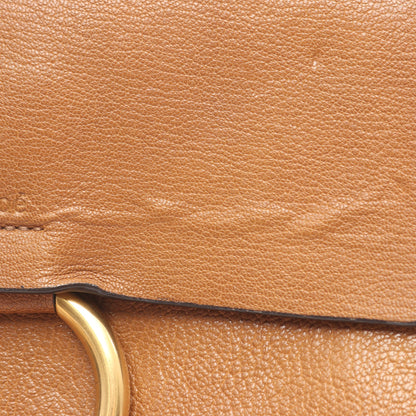 FAYE フェイ ショルダーバッグ レザー ブラウン クロエ バッグ Chloe