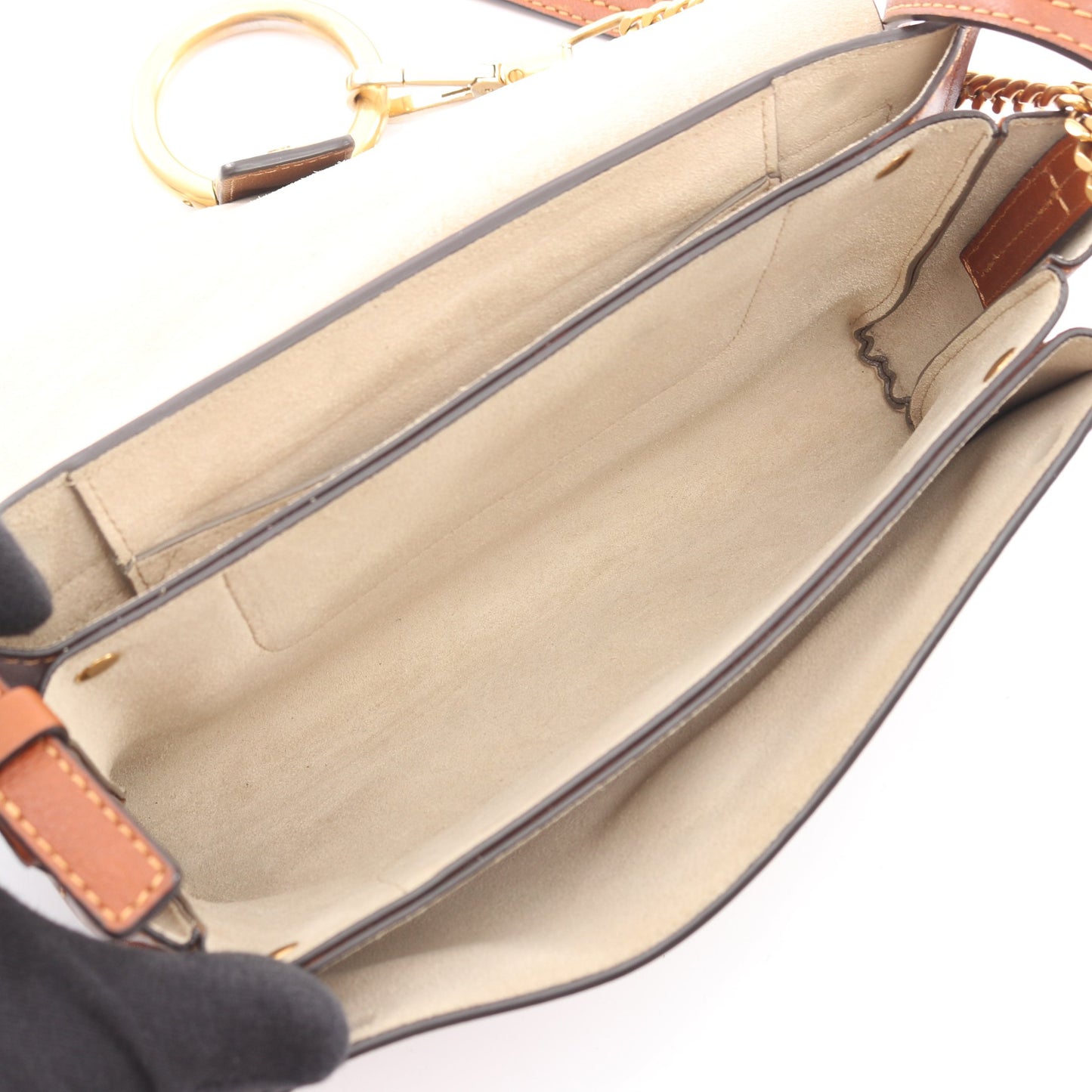 FAYE フェイ ショルダーバッグ レザー ブラウン クロエ バッグ Chloe