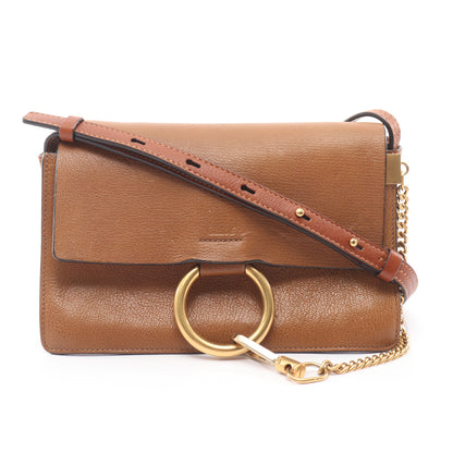 FAYE フェイ ショルダーバッグ レザー ブラウン クロエ バッグ Chloe