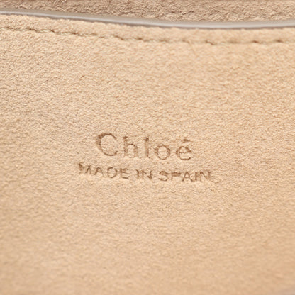 FAYE フェイ ショルダーバッグ レザー スエード グレーベージュ クロエ バッグ Chloe