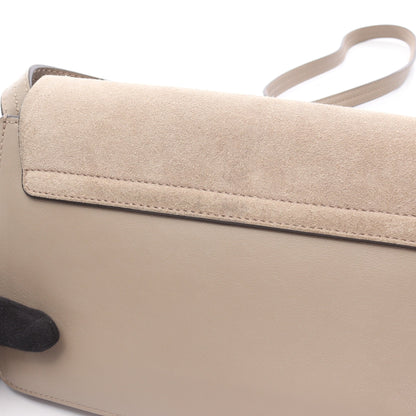 FAYE フェイ ショルダーバッグ レザー スエード グレーベージュ クロエ バッグ Chloe