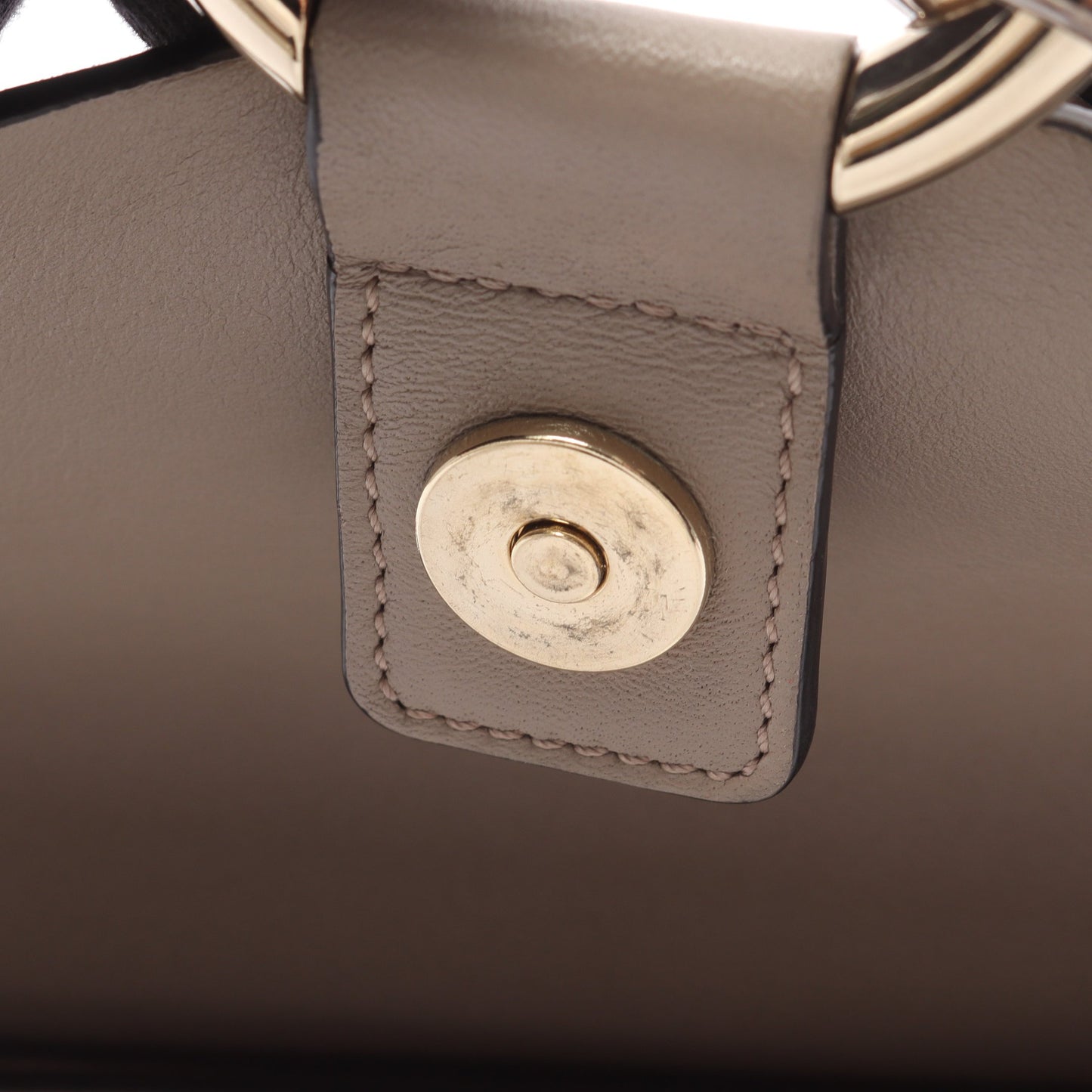 FAYE フェイ ショルダーバッグ レザー スエード グレーベージュ クロエ バッグ Chloe