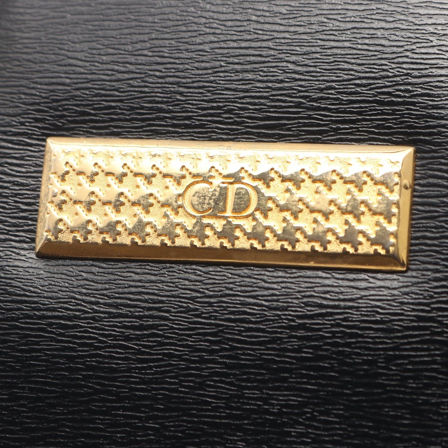 CDロゴ ハンドバッグ レザー ブラック クリスチャンディオール バッグ Christian Dior