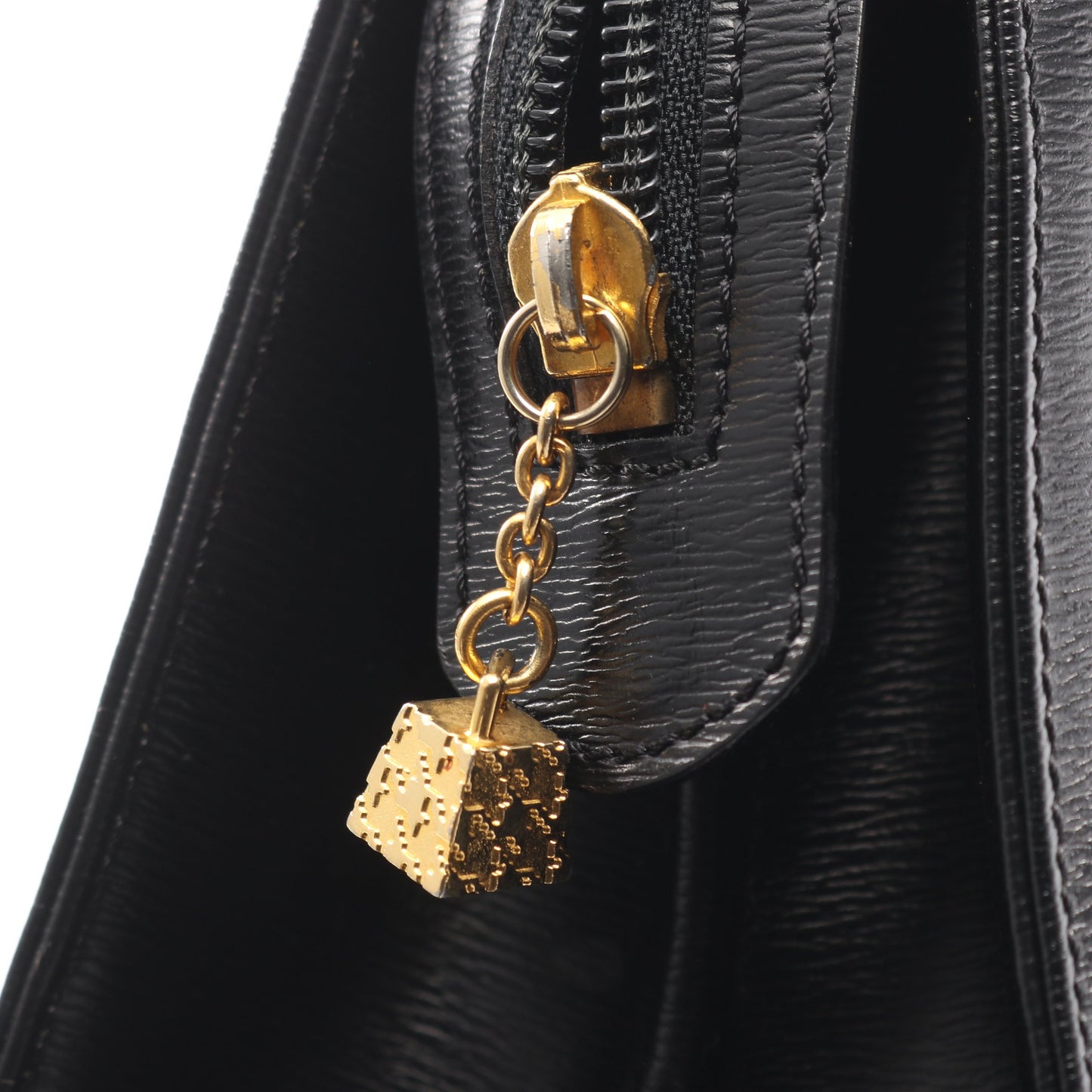 CDロゴ ハンドバッグ レザー ブラック クリスチャンディオール バッグ Christian Dior