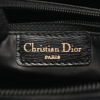 CDロゴ ハンドバッグ レザー ブラック クリスチャンディオール バッグ Christian Dior