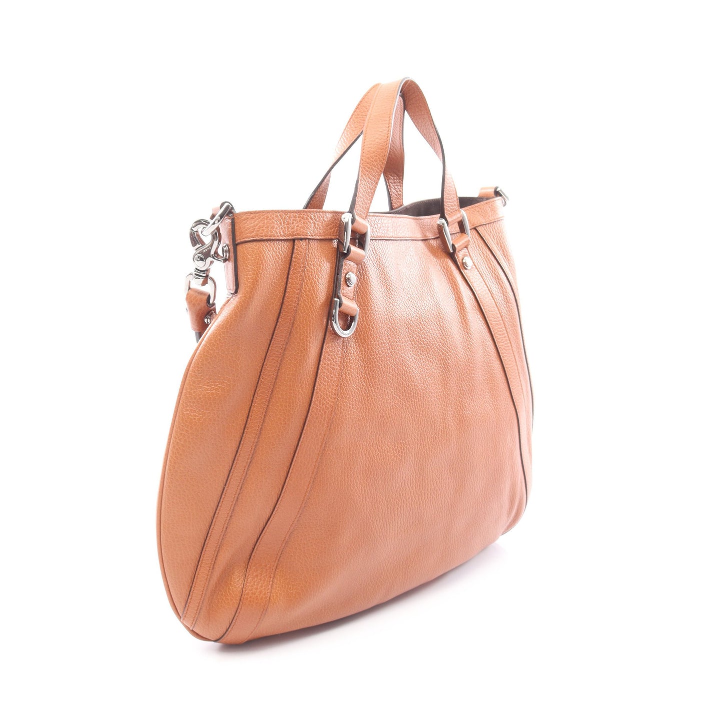 アビー ハンドバッグ レザー ライトブラウン 2WAY グッチ バッグ GUCCI