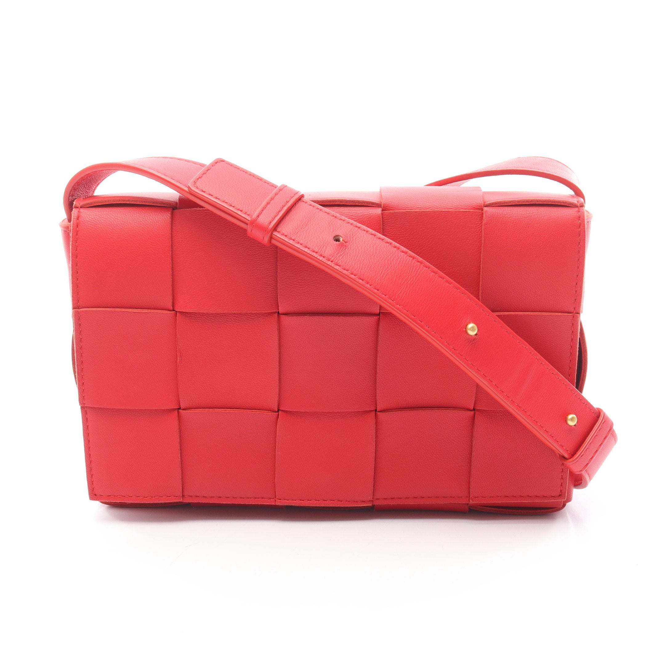 Bottega Veneta ボディバッグ メンズ　赤　レッド Bottega Veneta ボディバッグ メンズ 赤 レッド 【公式通販】