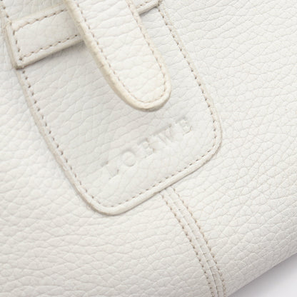 サコッシュ ショルダーバッグ レザー ホワイト ロエベ バッグ LOEWE