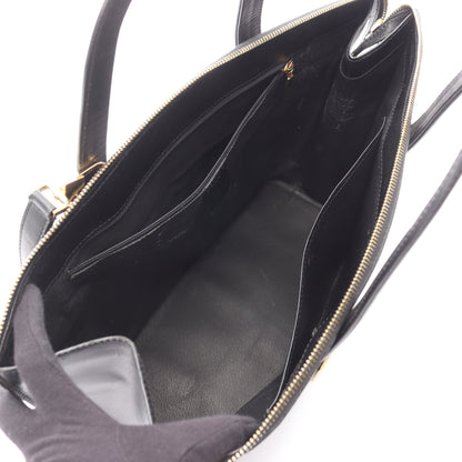 マカダム ハンドバッグ トートバッグ PVC レザー ブラック ブラウン 2WAY セリーヌ バッグ CELINE