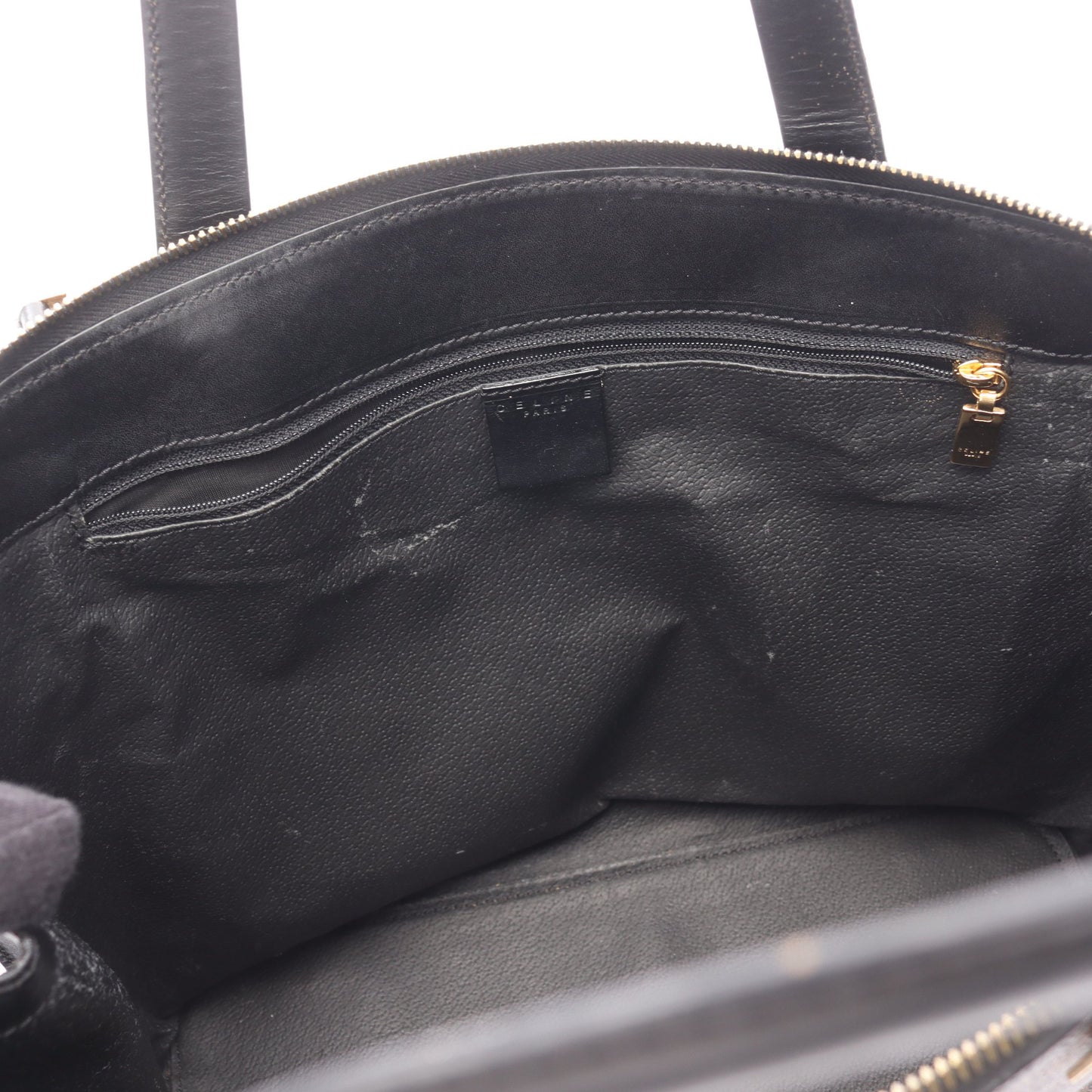 マカダム ハンドバッグ トートバッグ PVC レザー ブラック ブラウン 2WAY セリーヌ バッグ CELINE