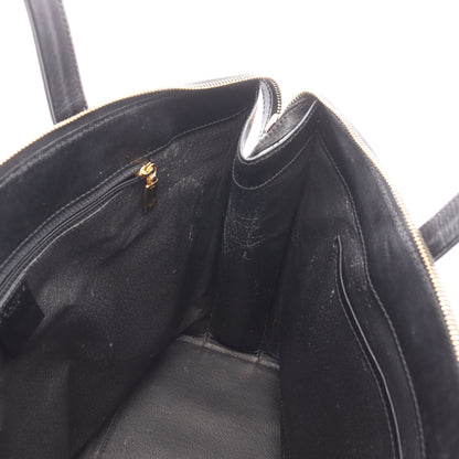 マカダム ハンドバッグ トートバッグ PVC レザー ブラック ブラウン 2WAY セリーヌ バッグ CELINE