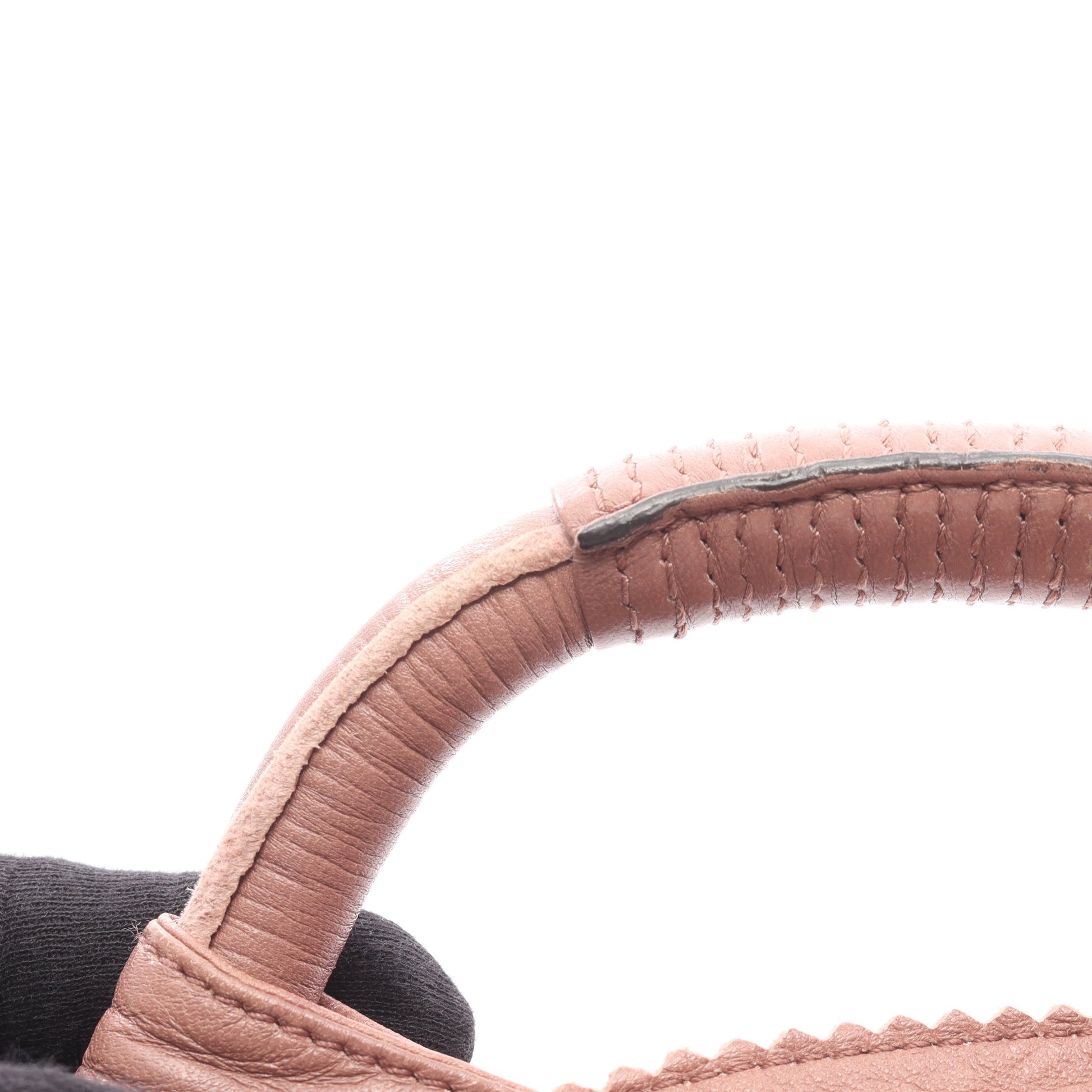 ナッパアイレ ハンドバッグ レザー ピンクブラウン ロエベ バッグ LOEWE