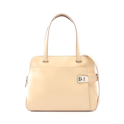 ガンチーニ ハンドバッグ トートバッグ レザー ベージュ 2WAY サルヴァトーレフェラガモ バッグ Salvatore Ferragamo
