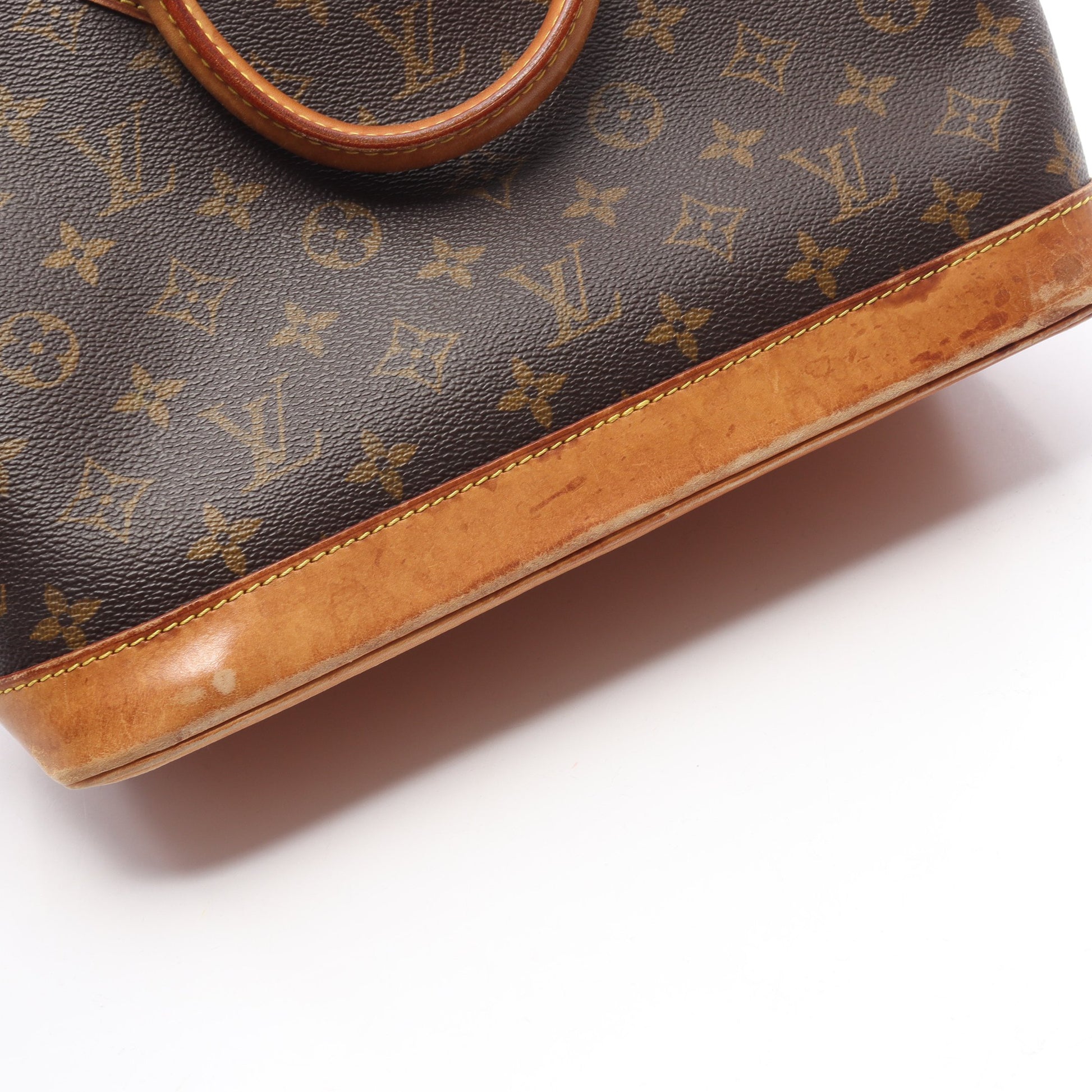 アルマPM モノグラム ハンドバッグ PVC レザー ブラウン ルイヴィトン バッグ LOUIS VUITTON