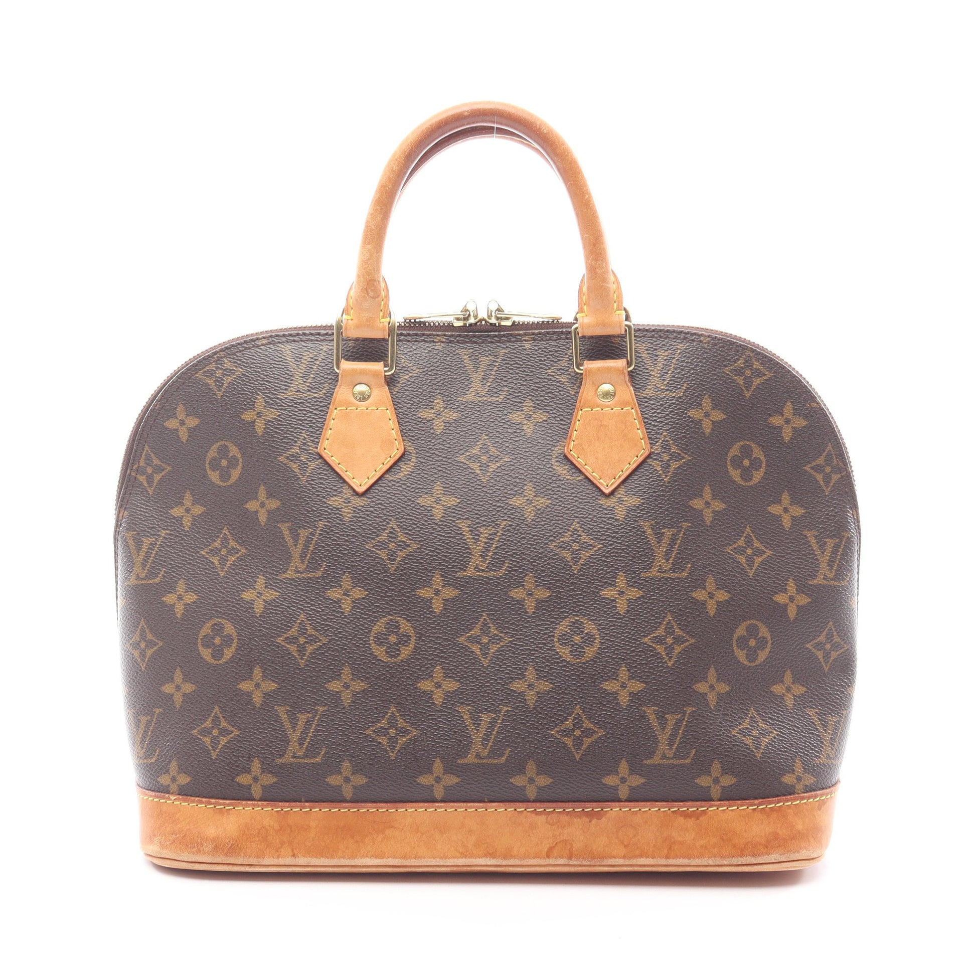 アルマPM モノグラム ハンドバッグ PVC レザー ブラウン ルイヴィトン バッグ LOUIS VUITTON