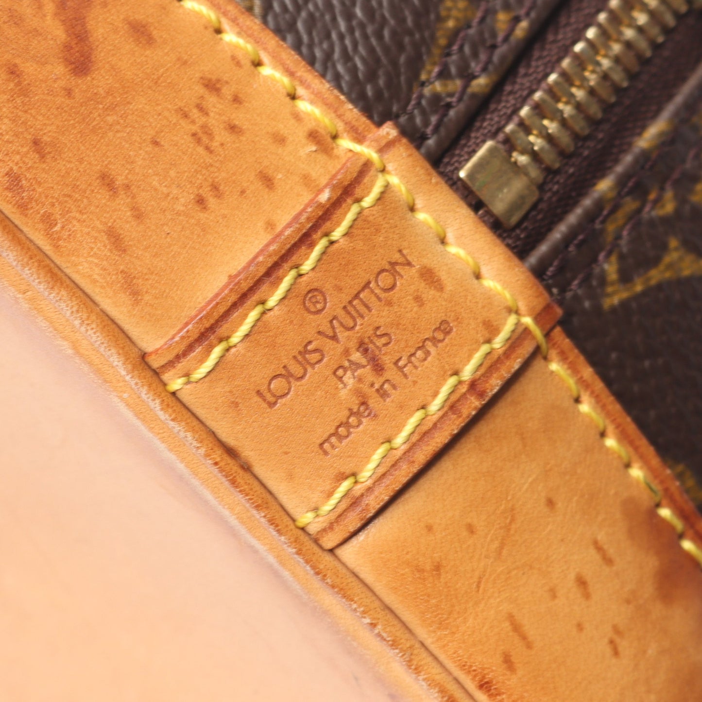 アルマPM モノグラム ハンドバッグ PVC レザー ブラウン ルイヴィトン バッグ LOUIS VUITTON