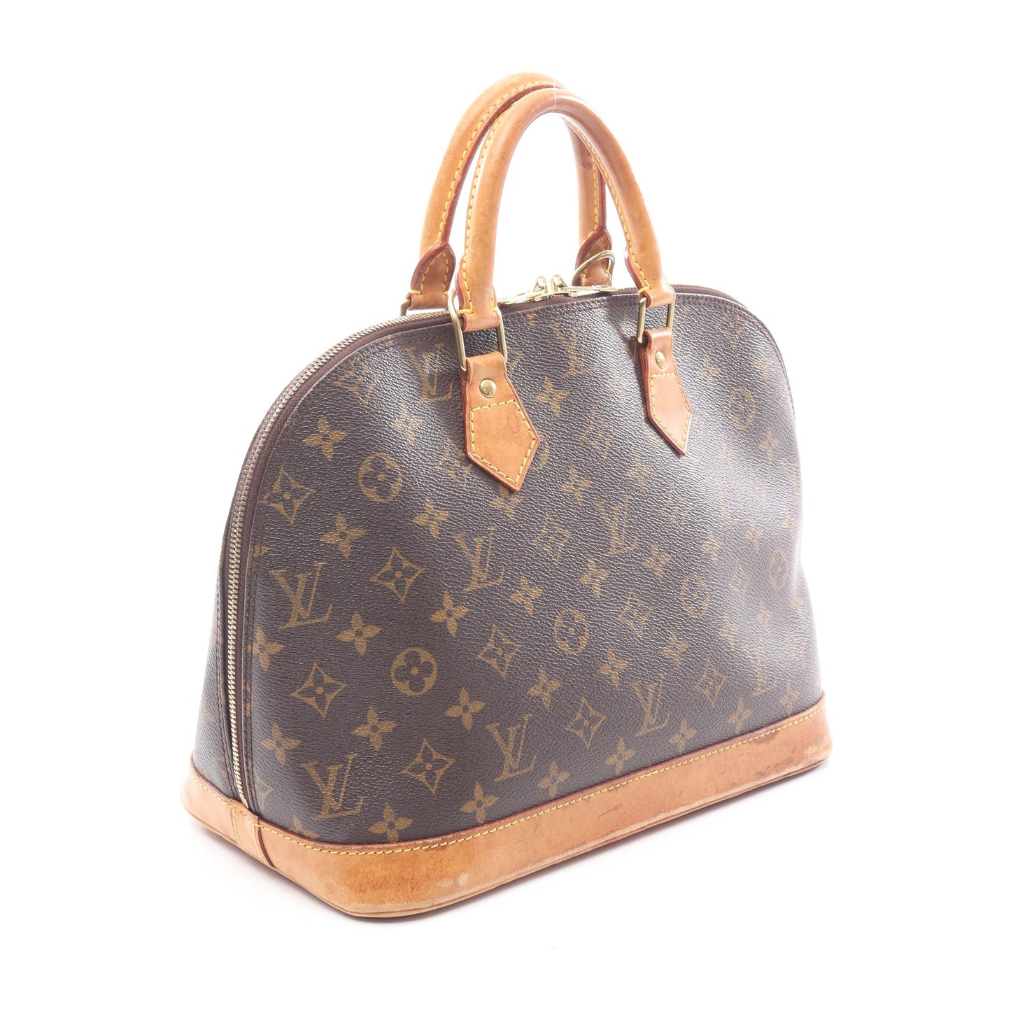 アルマPM モノグラム ハンドバッグ PVC レザー ブラウン ルイヴィトン バッグ LOUIS VUITTON