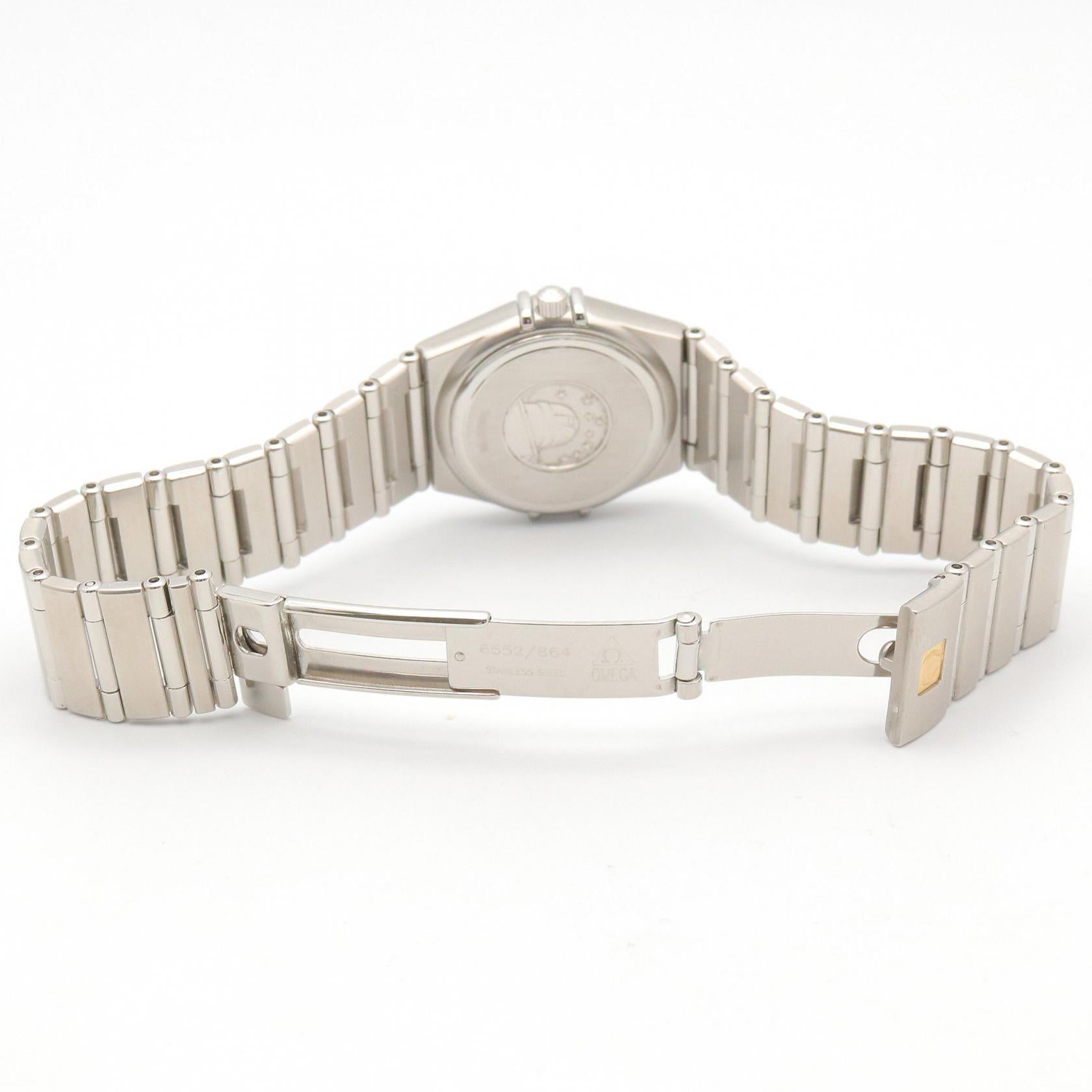 コンステレーション レディース 腕時計 クオーツ SS シルバー オメガ