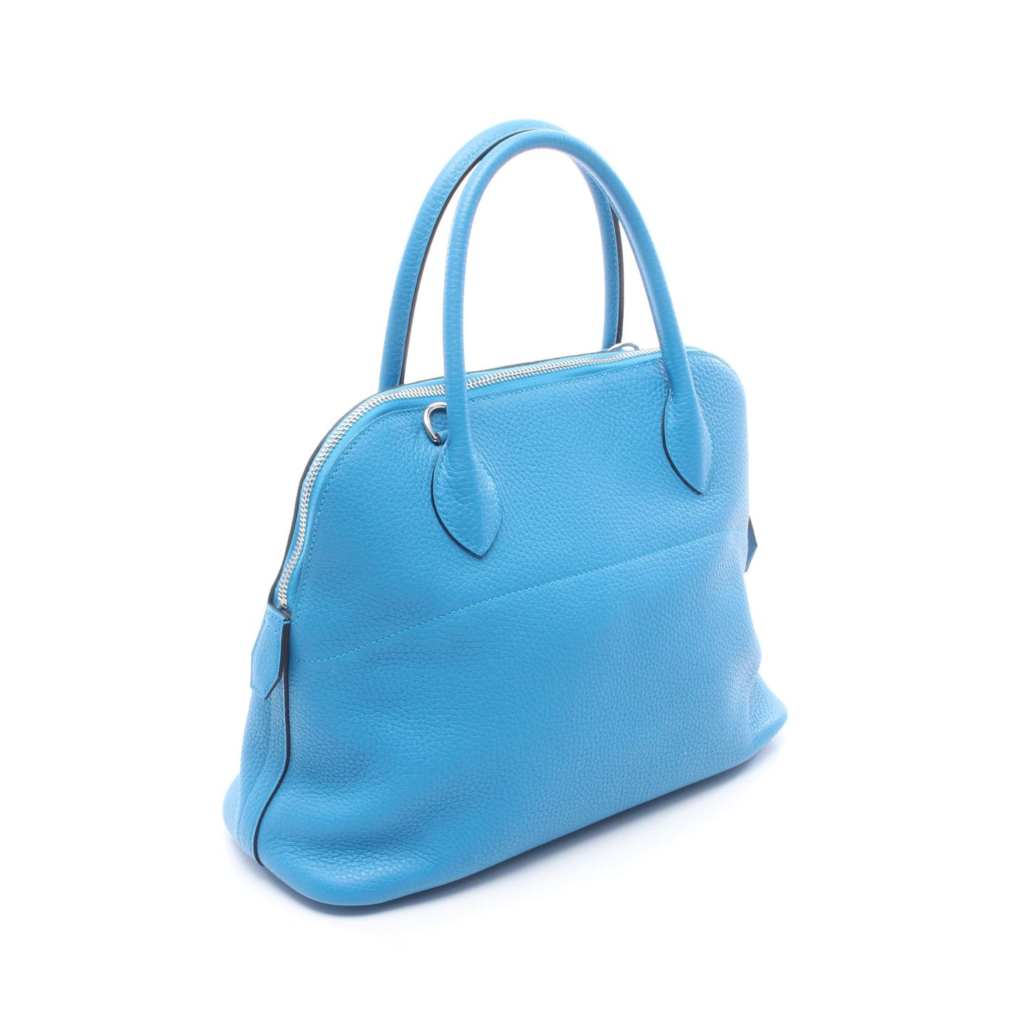 ボリード31 ブルーザンジバル ハンドバッグ トリヨンクレマンス ブルー シルバー金具 2WAY A刻印 エルメス バッグ HERMES
