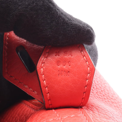 ボリード31 ローズジャイプール ハンドバッグ トリヨンクレマンス ピンクレッド シルバー金具 2WAY X刻印 エルメス バッグ HERMES