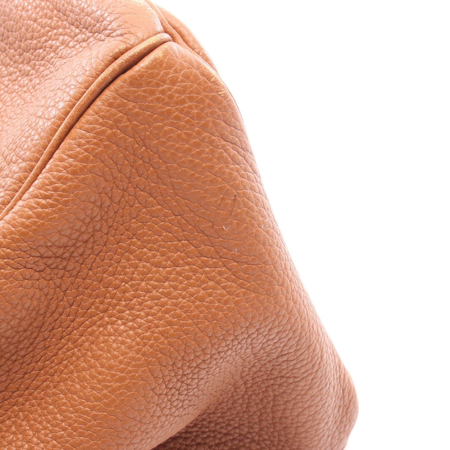 バーキン35 ゴールド ハンドバッグ トリヨンクレマンス ブラウン シルバー金具 □L刻印 エルメス バッグ HERMES
