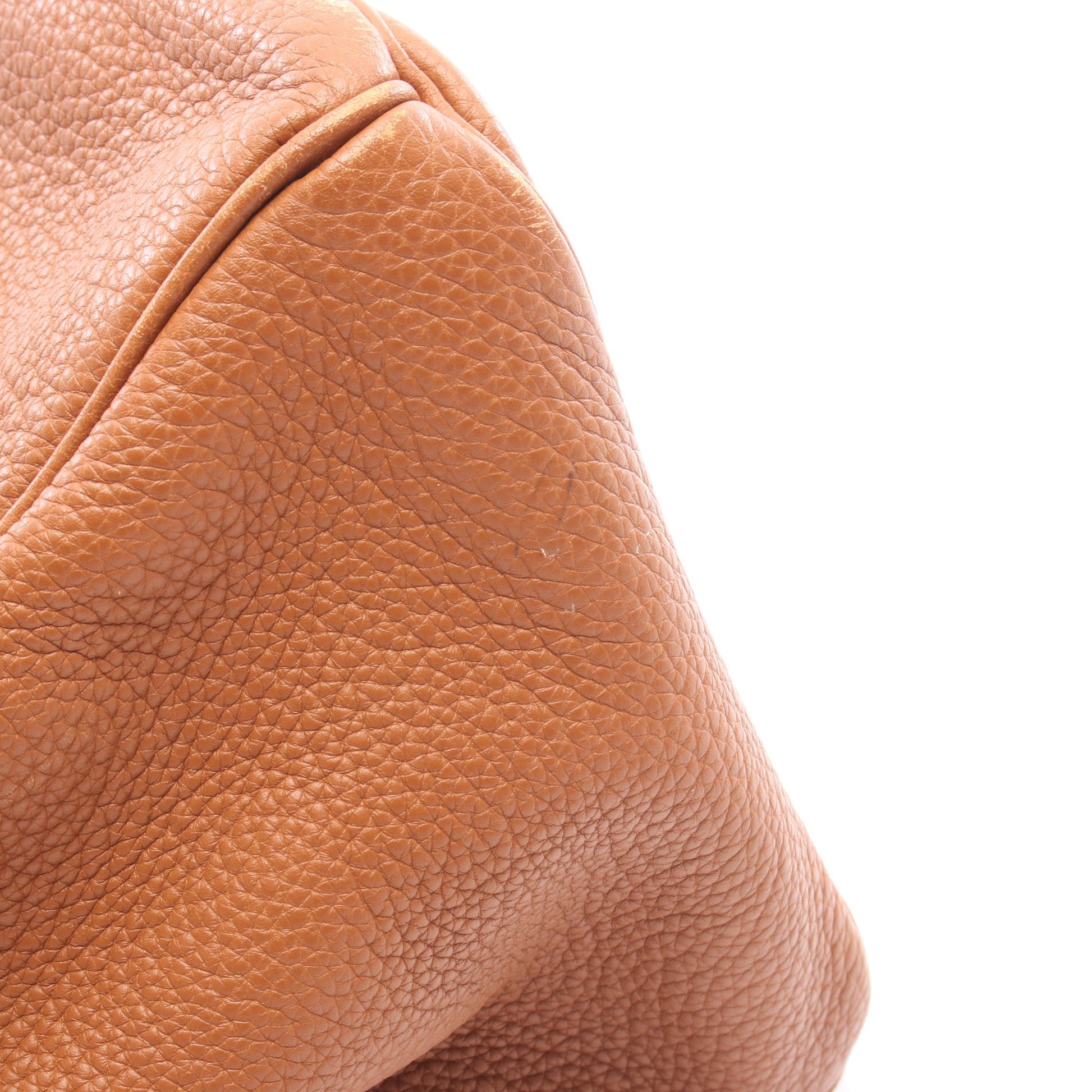 バーキン35 ゴールド ハンドバッグ トリヨンクレマンス ブラウン シルバー金具 □L刻印 エルメス バッグ HERMES