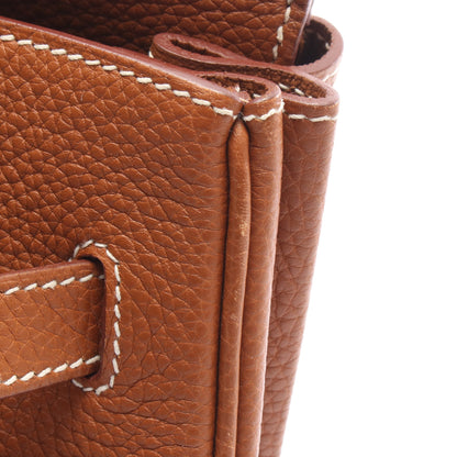 バーキン35 ゴールド ハンドバッグ トリヨンクレマンス ブラウン シルバー金具 □L刻印 エルメス バッグ HERMES