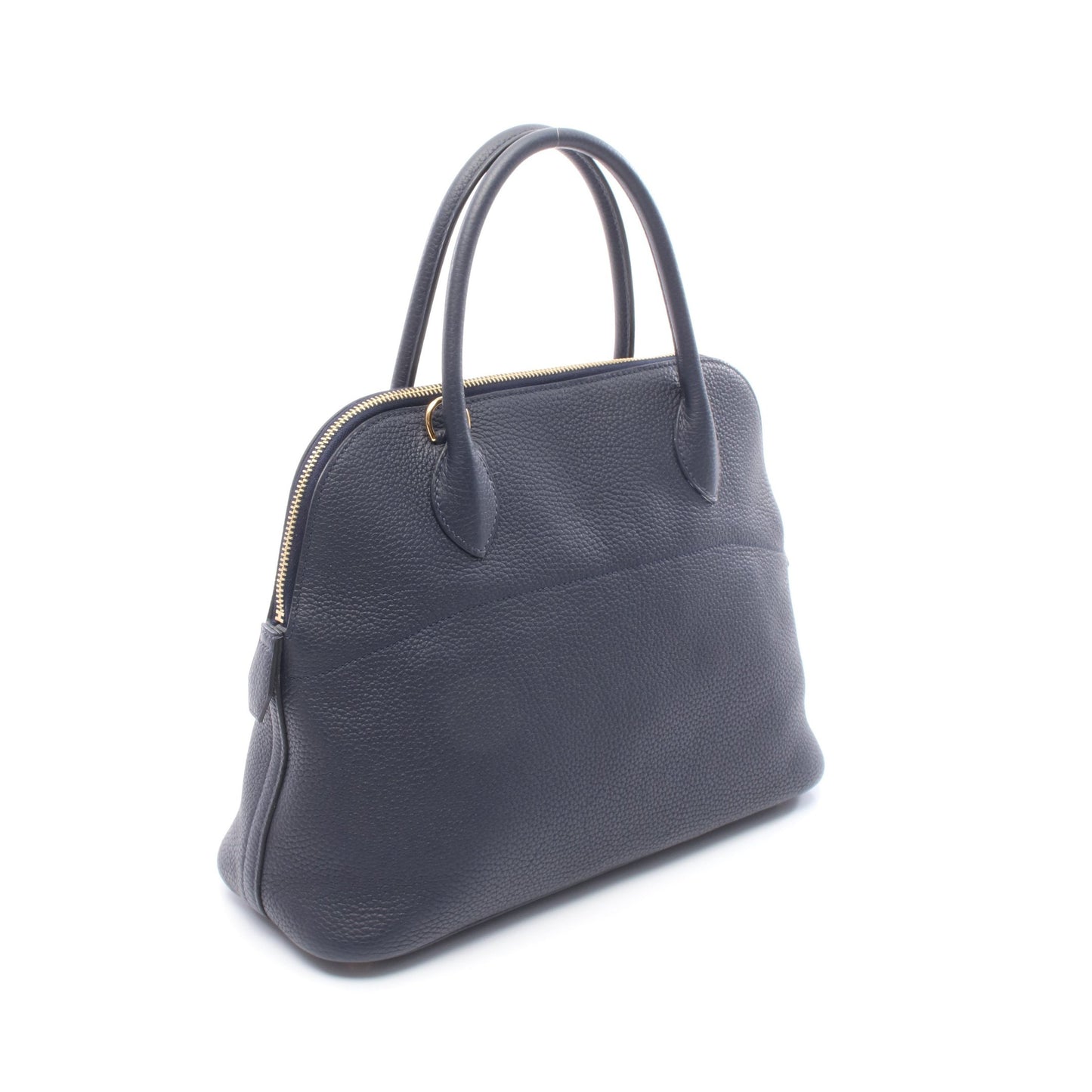 ボリード31 ブルーニュイ ハンドバッグ トリヨンクレマンス ネイビー ゴールド金具 C刻印 エルメス バッグ HERMES
