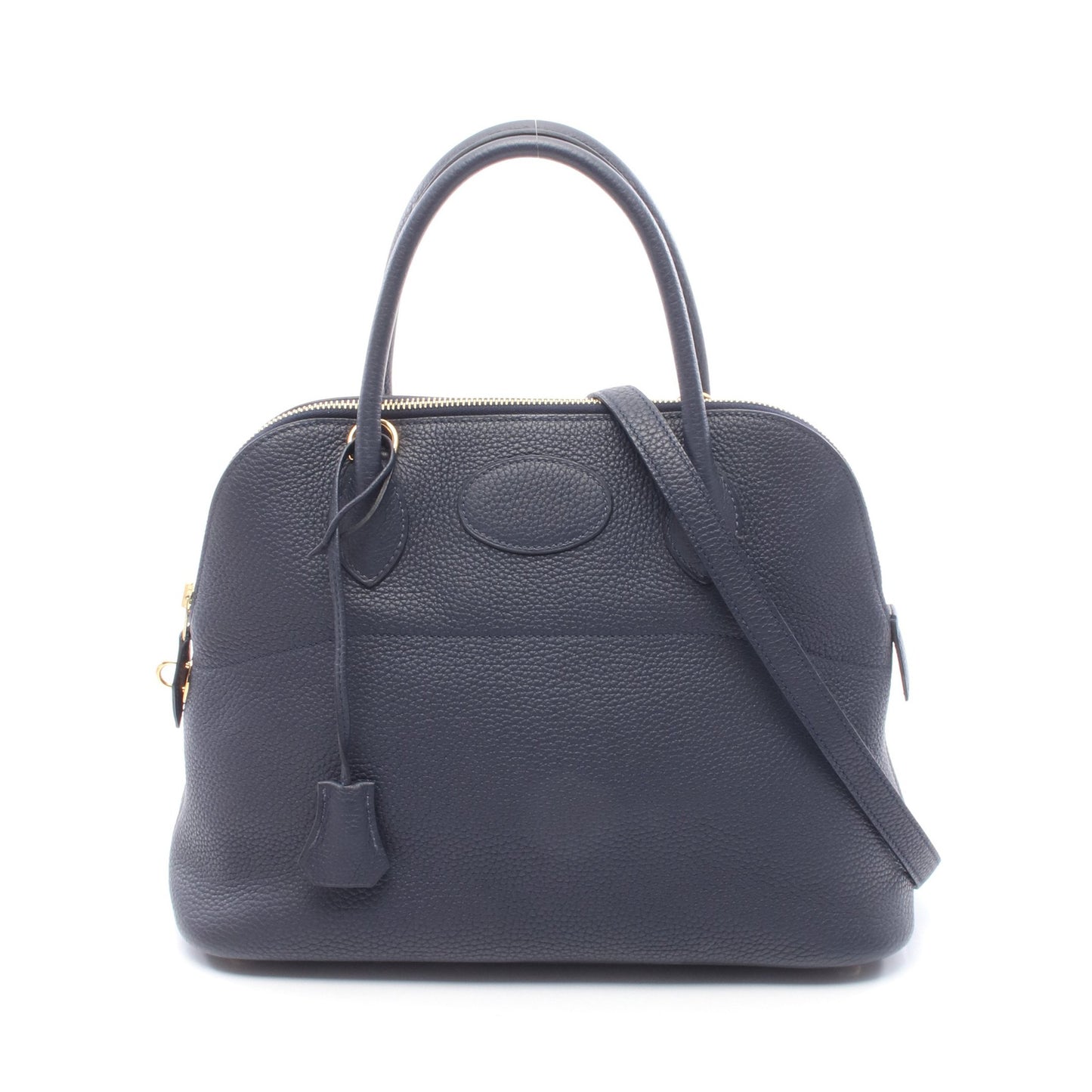 ボリード31 ブルーニュイ ハンドバッグ トリヨンクレマンス ネイビー ゴールド金具 C刻印 エルメス バッグ HERMES