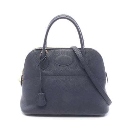 ボリード31 ブルーニュイ ハンドバッグ トリヨンクレマンス ネイビー ゴールド金具 C刻印 エルメス バッグ HERMES
