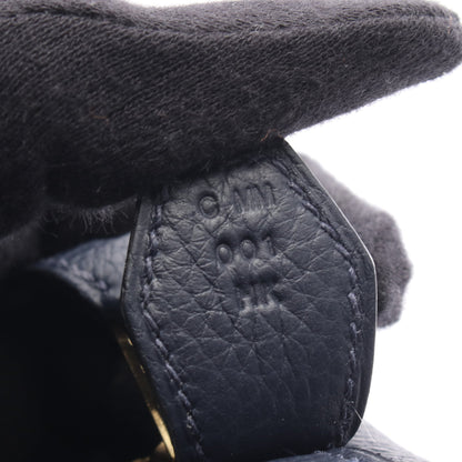 ボリード31 ブルーニュイ ハンドバッグ トリヨンクレマンス ネイビー ゴールド金具 C刻印 エルメス バッグ HERMES