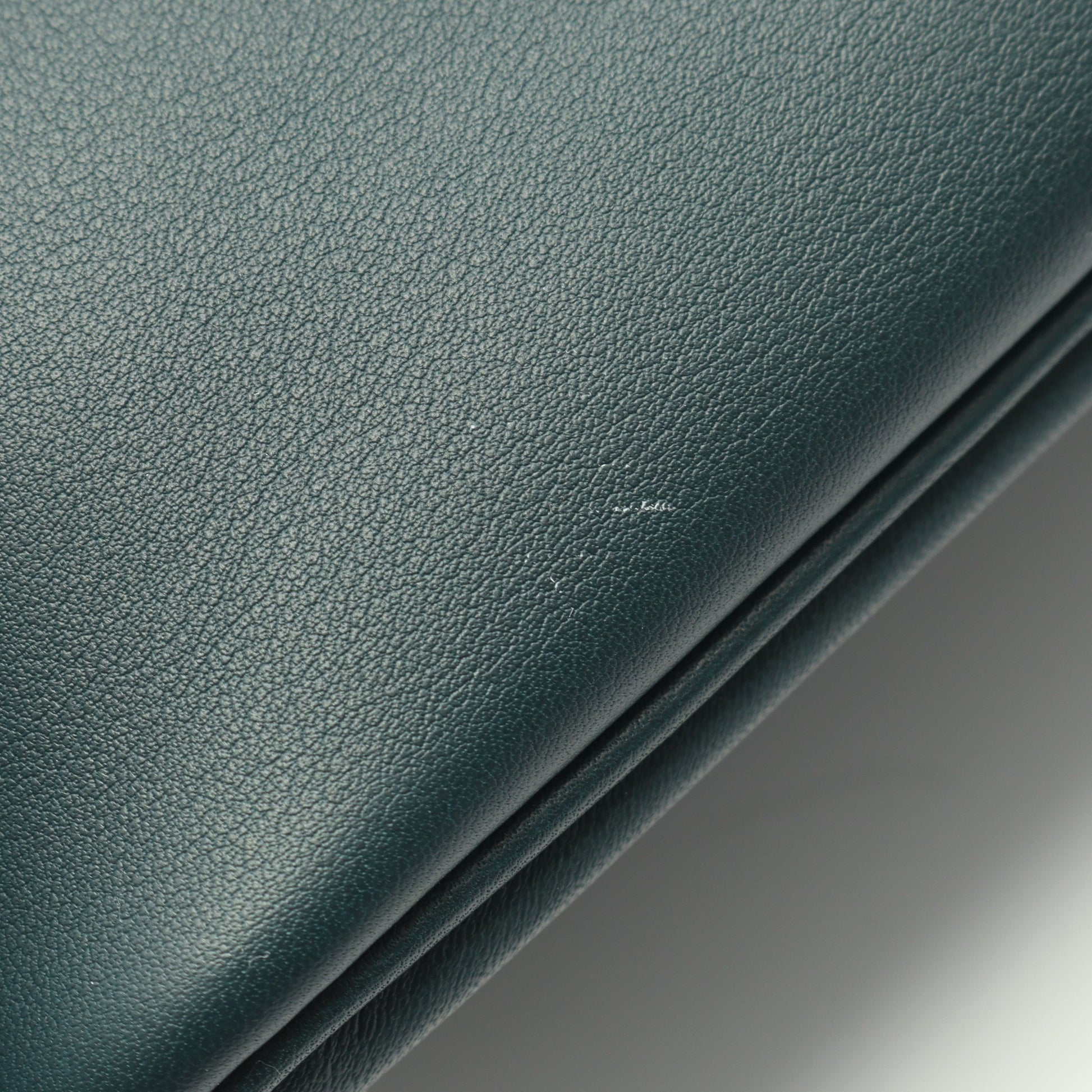 ボリード27 ヴェールシプレス ハンドバッグ ヴォースイフト ダークグリーン シルバー金具 2WAY C刻印 エルメス バッグ HERMES