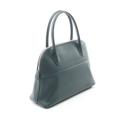 ボリード27 ヴェールシプレス ハンドバッグ ヴォースイフト ダークグリーン シルバー金具 2WAY C刻印 エルメス バッグ HERMES