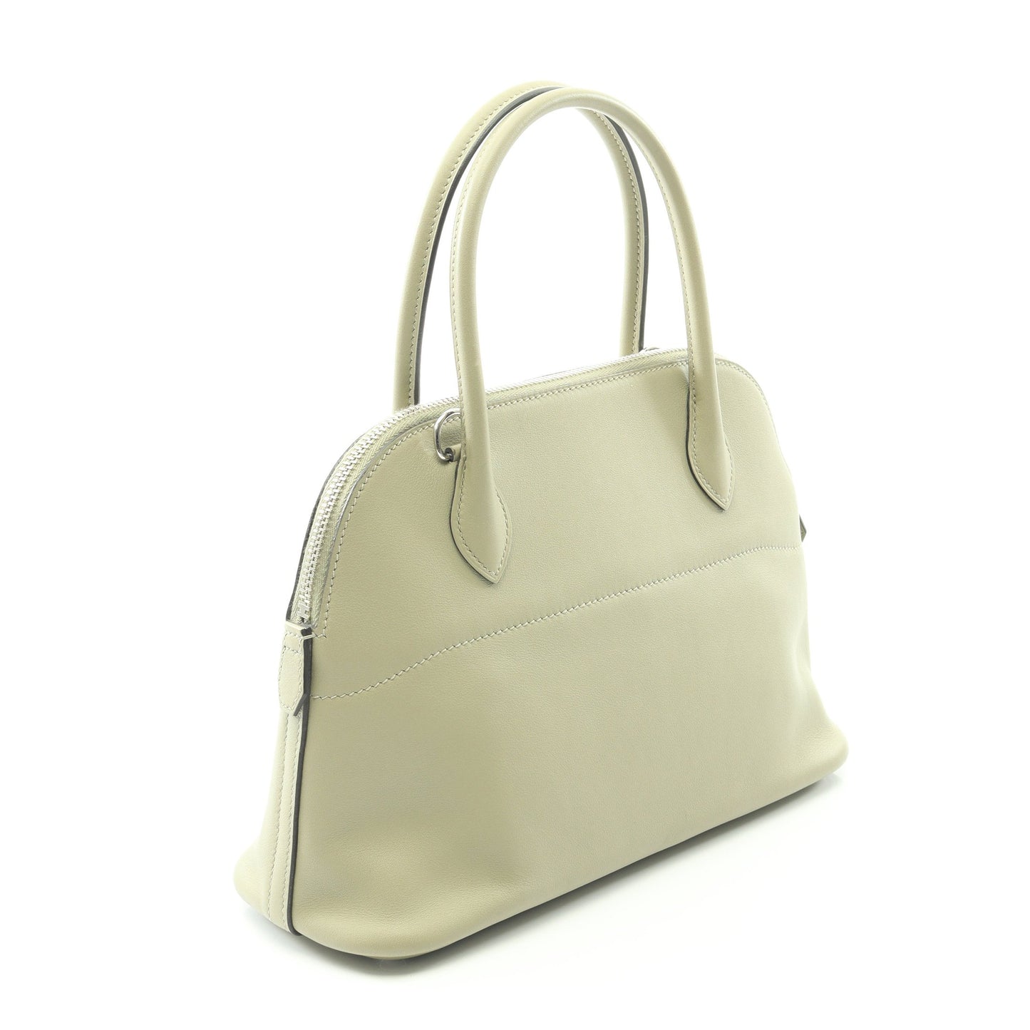 ボリード27 セージ ハンドバッグ ヴォースイフト ライトグリーン シルバー金具 2WAY X刻印 エルメス バッグ HERMES