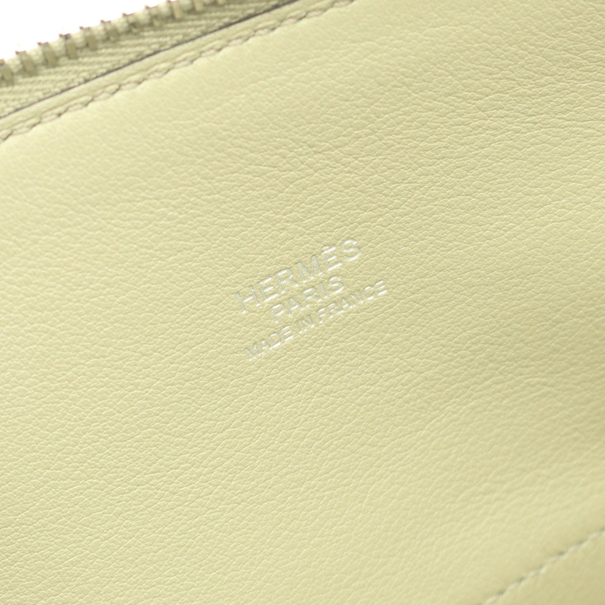 ボリード27 セージ ハンドバッグ ヴォースイフト ライトグリーン シルバー金具 2WAY X刻印 エルメス バッグ HERMES