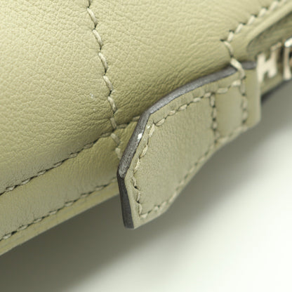 ボリード27 セージ ハンドバッグ ヴォースイフト ライトグリーン シルバー金具 2WAY X刻印 エルメス バッグ HERMES