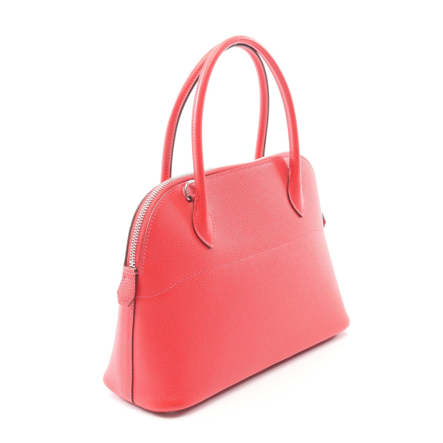 ボリード27 ブーゲンビリア ハンドバッグ ヴォーエプソン ピンクレッド シルバー金具 2WAY D刻印 エルメス バッグ HERMES