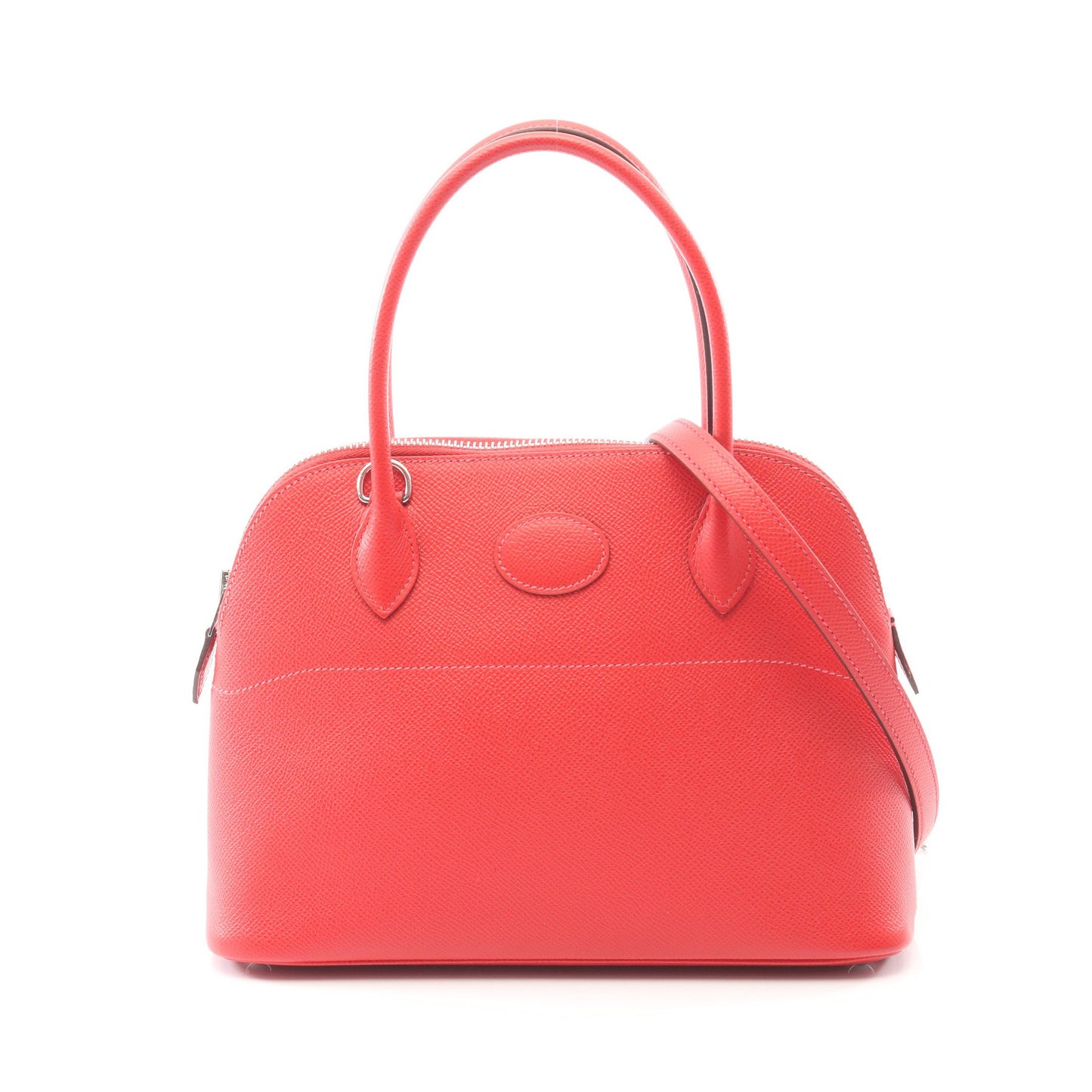 ボリード27 ブーゲンビリア ハンドバッグ ヴォーエプソン ピンクレッド シルバー金具 2WAY D刻印 エルメス バッグ HERMES
