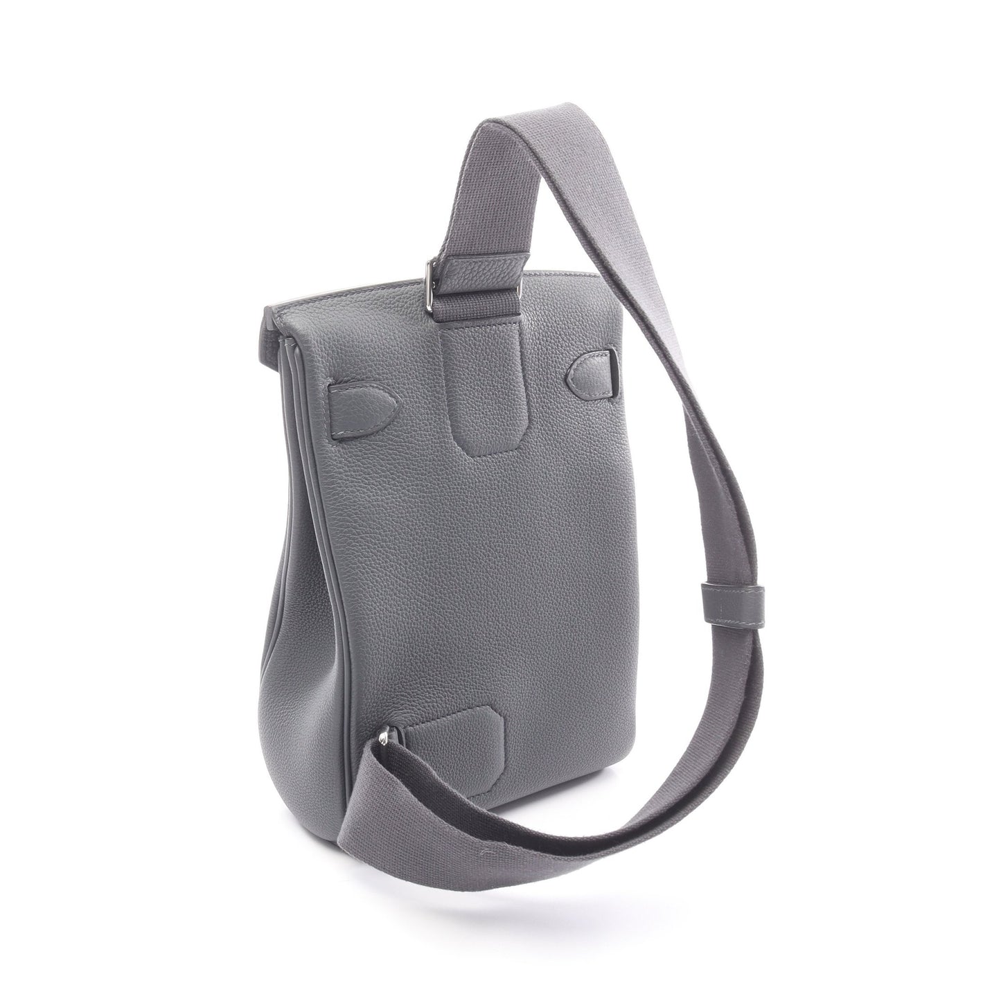 ケリーアッカドPM グリミスティ ボディバッグ トゴ ダークグレー シルバー金具 W刻印 エルメス バッグ HERMES