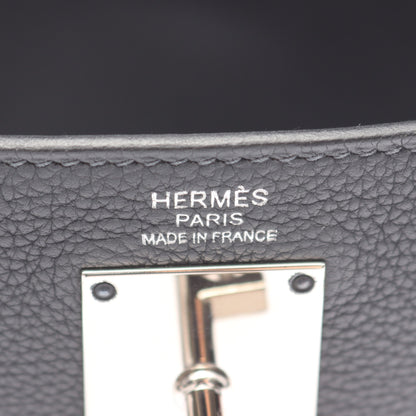 ケリーアッカドPM グリミスティ ボディバッグ トゴ ダークグレー シルバー金具 W刻印 エルメス バッグ HERMES