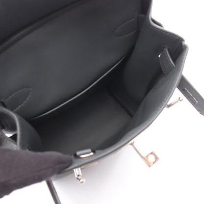ケリーアッカドPM グリミスティ ボディバッグ トゴ ダークグレー シルバー金具 W刻印 エルメス バッグ HERMES