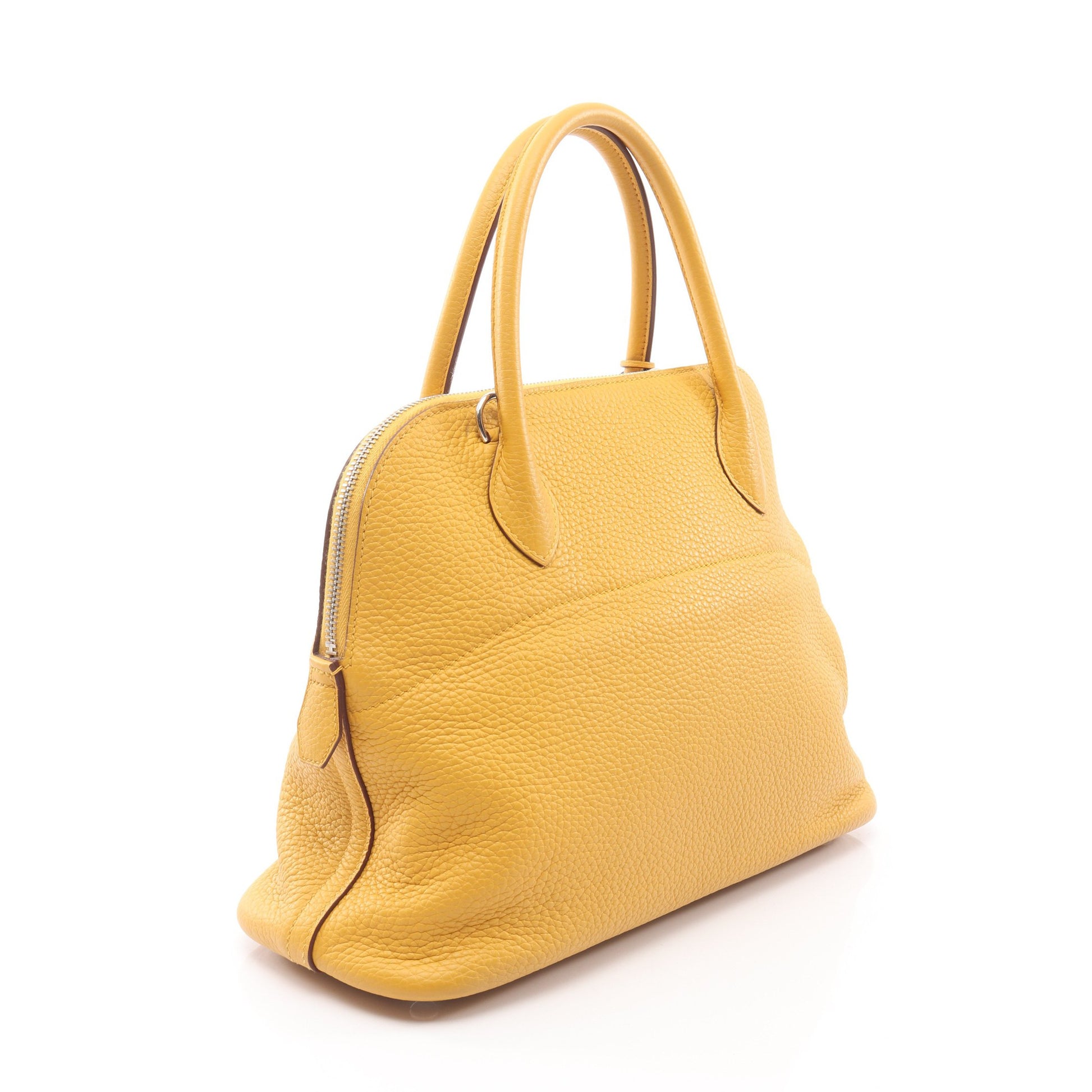 ボリード31 ジョーヌアンブル ハンドバッグ トリヨンクレマンス イエロー シルバー金具 2WAY C刻印 エルメス バッグ HERMES