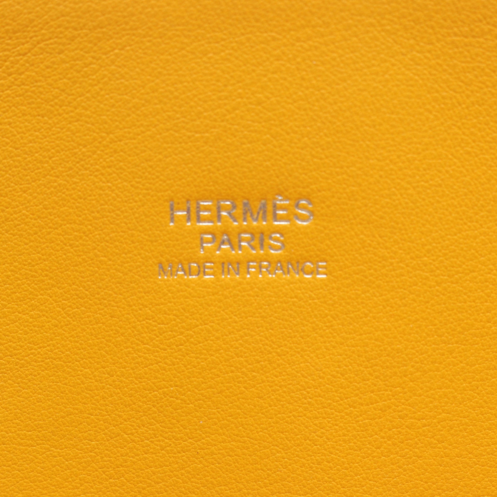 ボリード31 ジョーヌアンブル ハンドバッグ トリヨンクレマンス イエロー シルバー金具 2WAY C刻印 エルメス バッグ HERMES